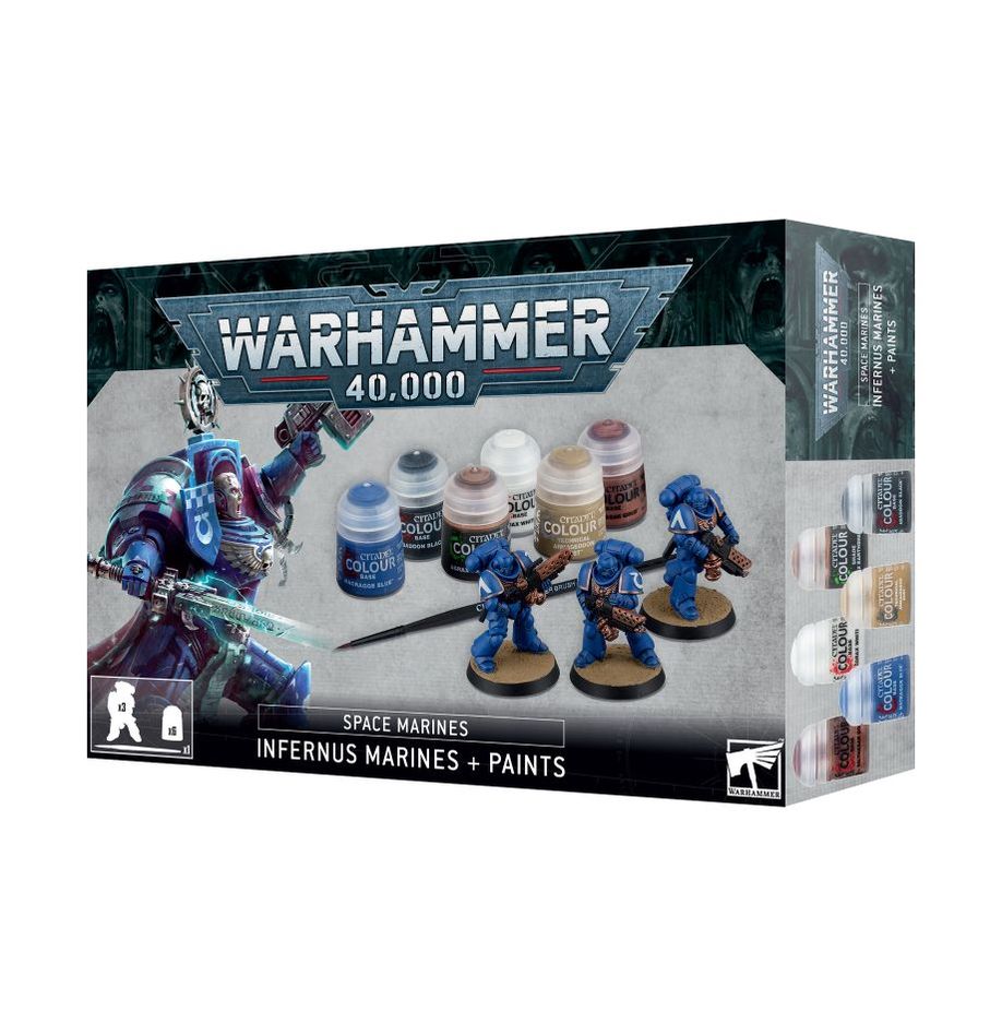 Space Marines: Infernus Marines + Paints Set (60-11)