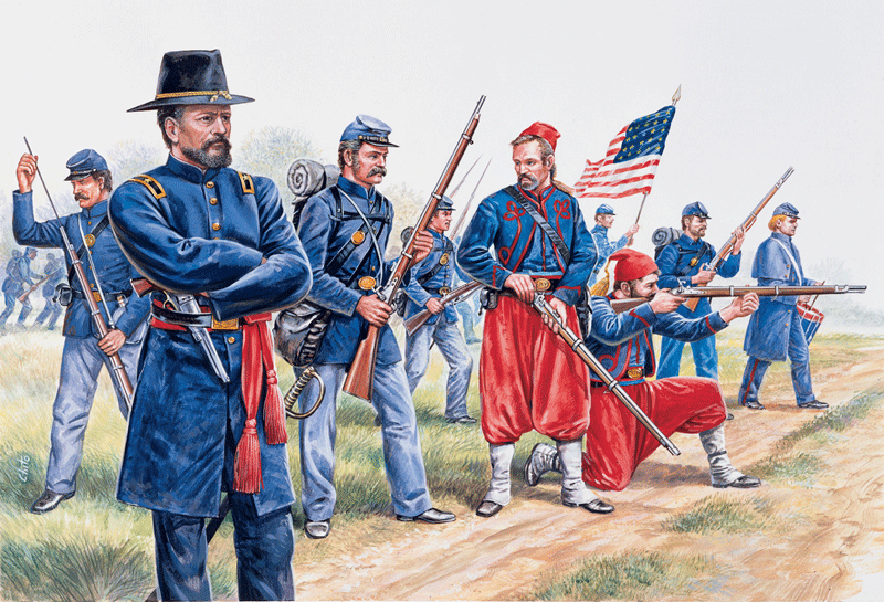 Italeri Union Infantry and Zuaves American Civil War 1/72 (6012)