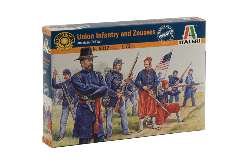 Italeri Union Infantry and Zuaves American Civil War 1/72 (6012)
