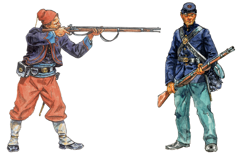 Italeri Union Infantry and Zuaves American Civil War 1/72 (6012)
