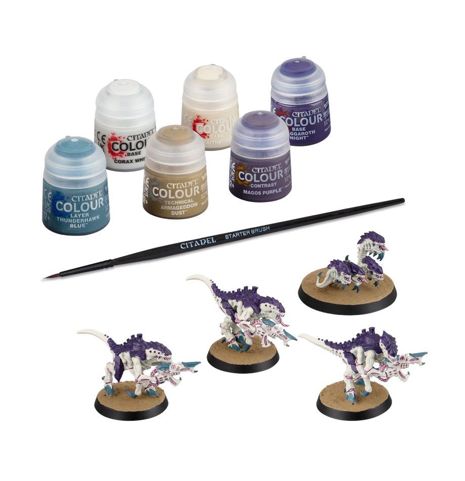 Tyranids: Termagants and Ripper Swarm + Paints Set (60-13)