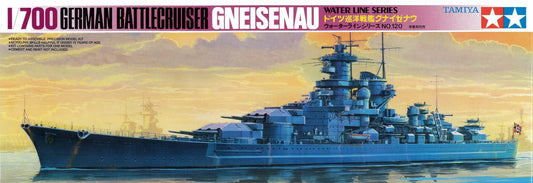 Tamiya German Gneisenau Battleship Kit 1/700 (77520)