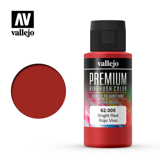 Couleur rouge vif de qualité supérieure 60 ml VAL62005