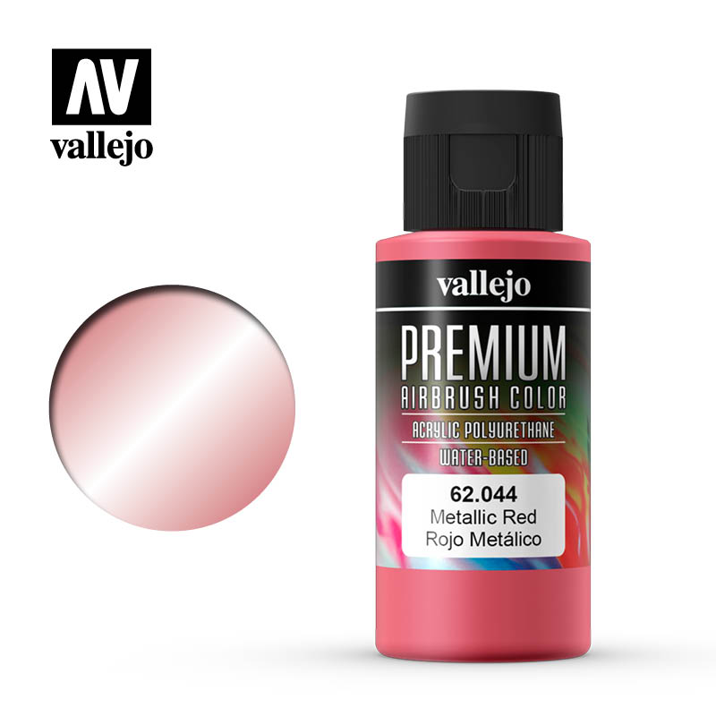 Metallic Red Premium Color 60ml VAL62044