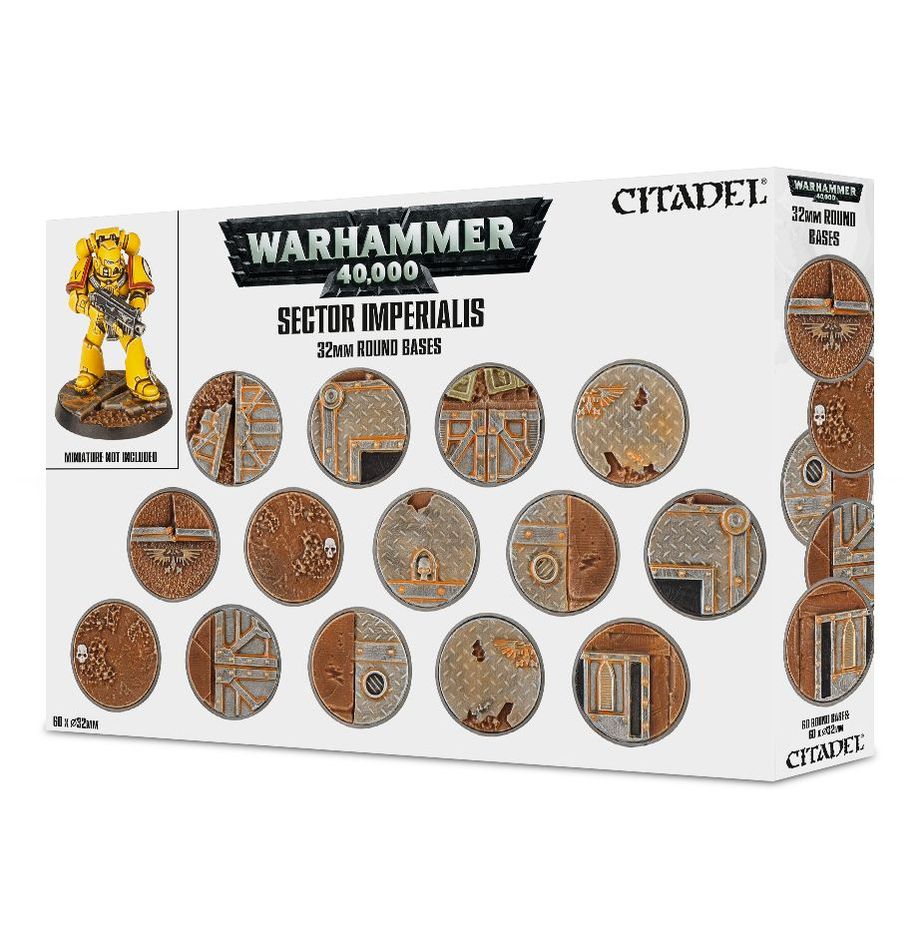 Sector Imperialis 32mm Round Bases (66-91)