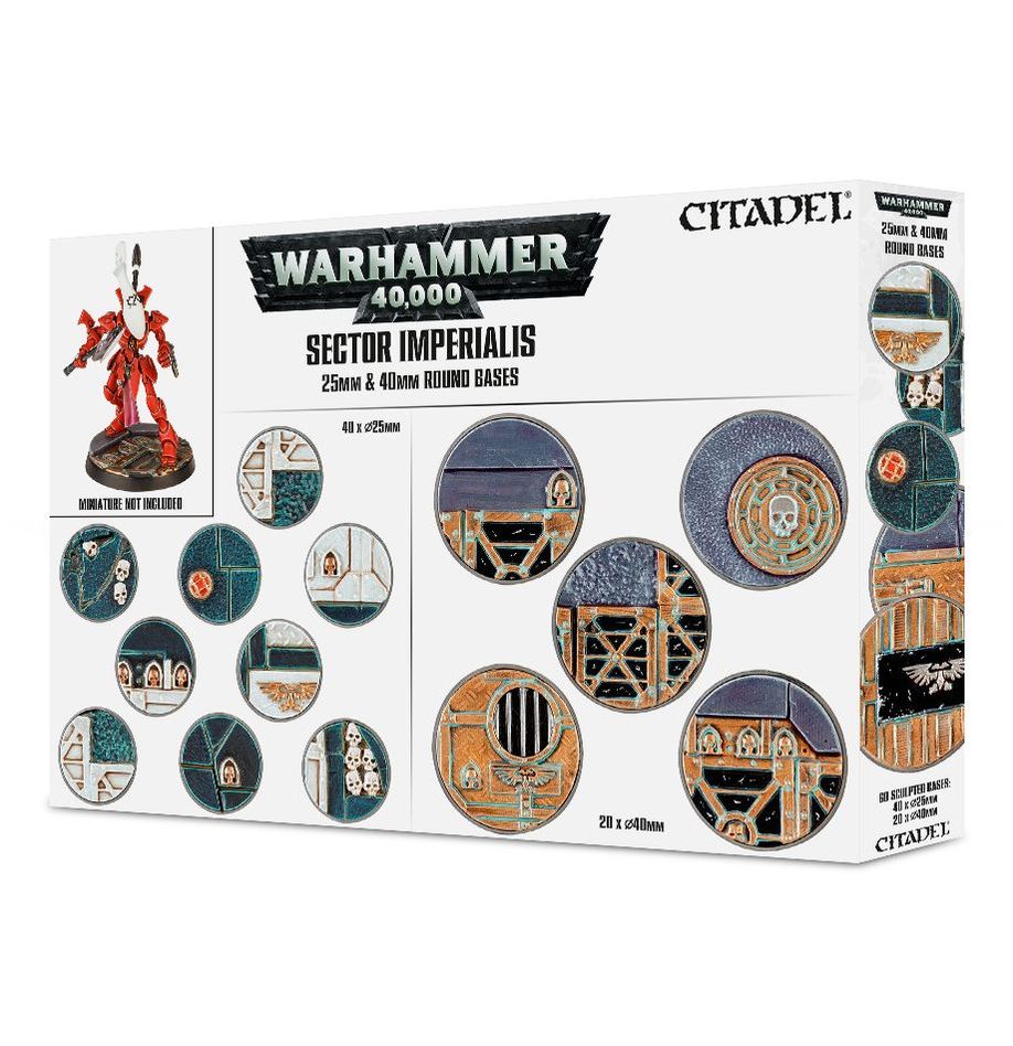 Sector Imperialis 25mm & 40mm Round Bases (66-92)