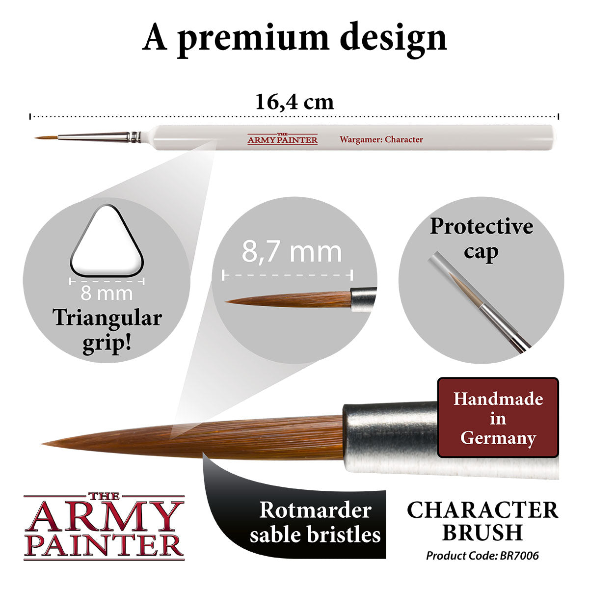 Army Painter Wargamer Character Brush (BR7006)