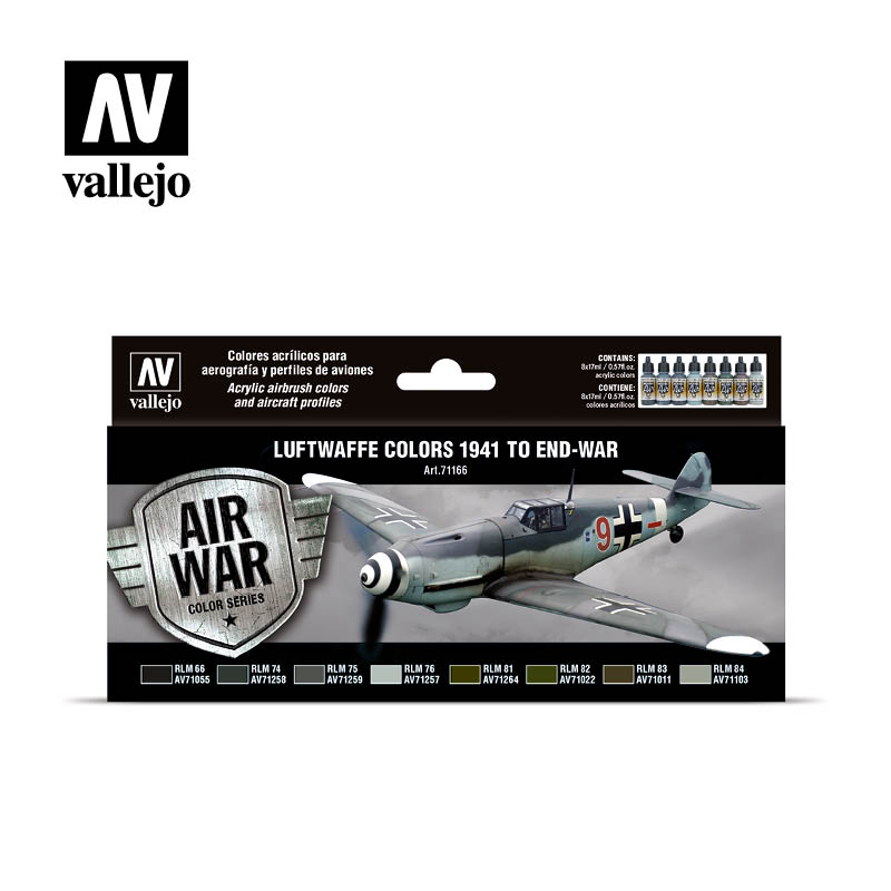 Vallejo Model Air RLM Colors 2 Model Air 8 Colors VAL71166