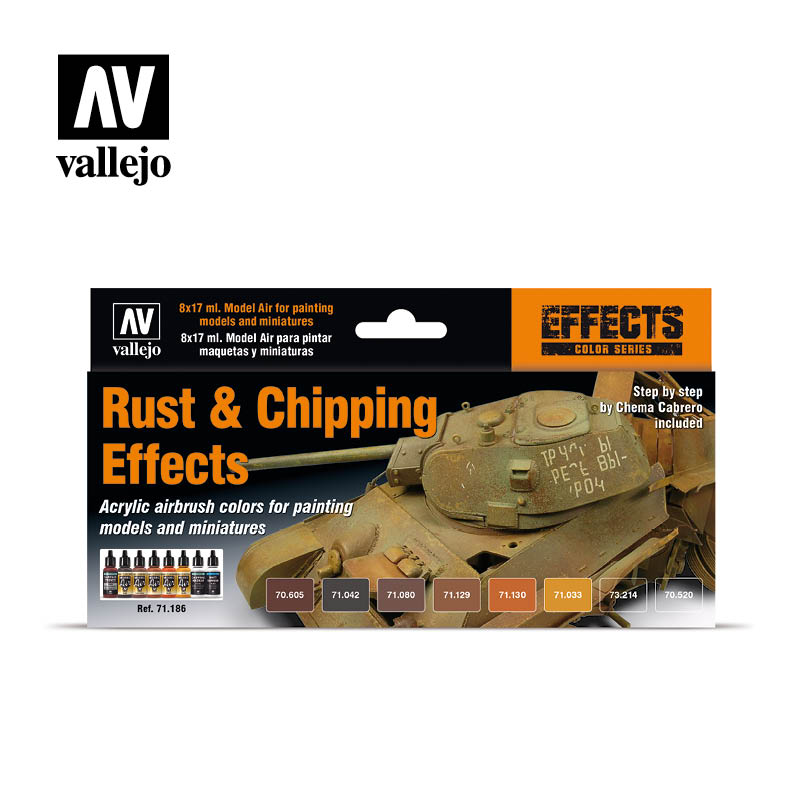 Vallejo Effects Rust & Chipping Effects (8) Air VAL71186