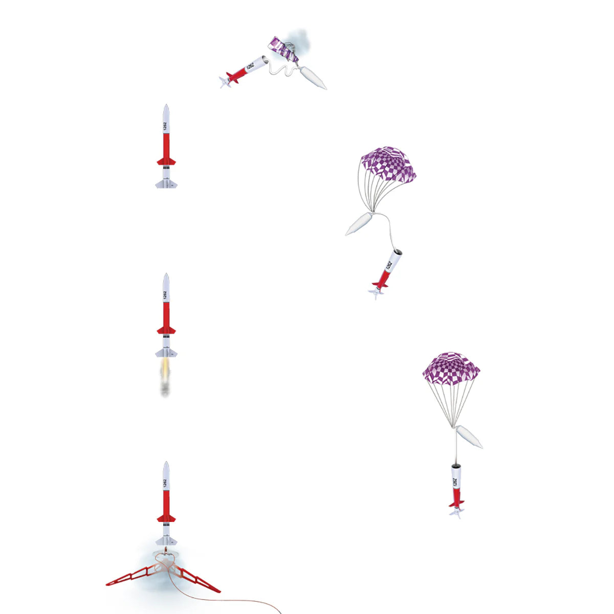 Red Nova Rocket Kit (7266)