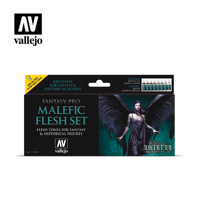 Vallejo Fantasy-Pro Malefic Set VAL74102