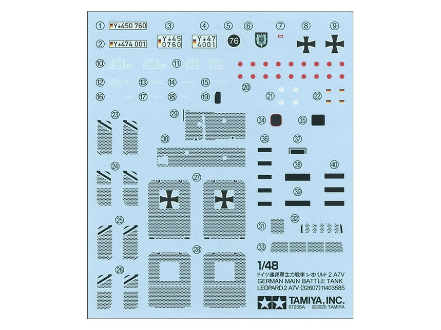 Tamiya Leopard 2 A7V 1/48 (32607)