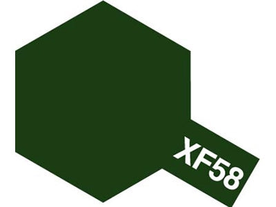 Tamiya XF58 Olive Green Enamel Bottle 10ml TAMEXF58