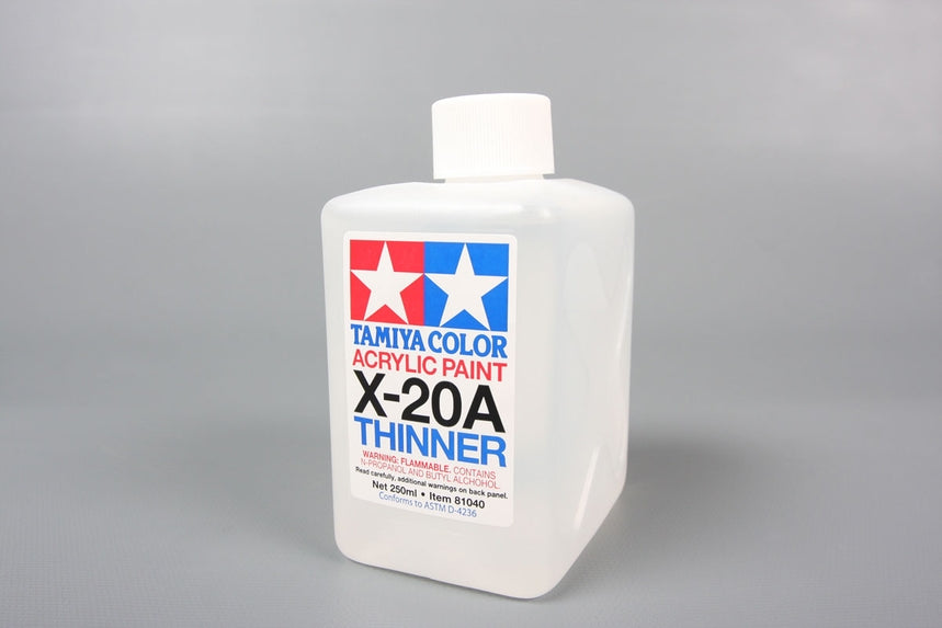 Diluant acrylique Tamiya X-20A 250 ml TAM81040