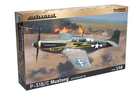 Eduard P-51B/C w/Dorsal Fin 1/48 (82108)