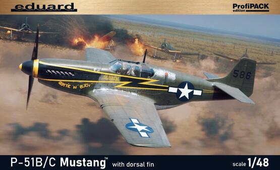 Eduard P-51B/C w/Dorsal Fin 1/48 (82108)