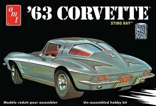 1963 Chevrolet Corvette Sting Ray Fenêtre divisée 1/25 AMT861