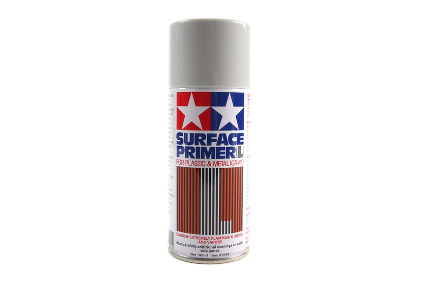 Tamiya Spray Primer (L) Gray 180ml TAM87042