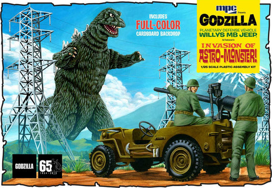 Jeep de l'armée Godzilla 1/25 MPC882