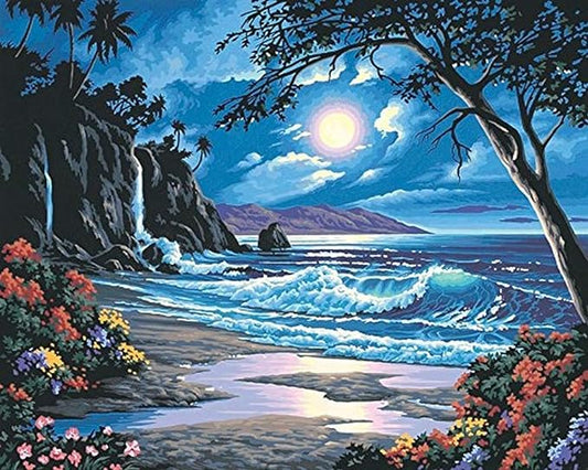 Paint By Number Moonlight Paradise 20"x16" DIM91185