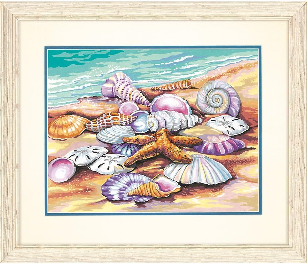 Paint By Number Shells 14"x11" DIM91526