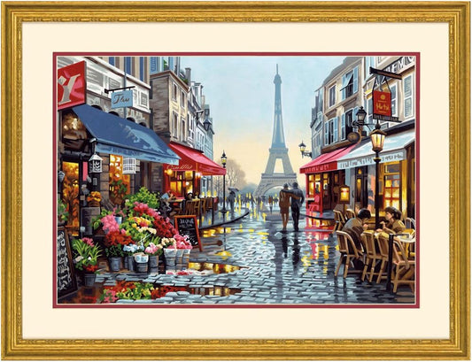 Paint By Number Paris Flower Shop 20"x14" DIM91651