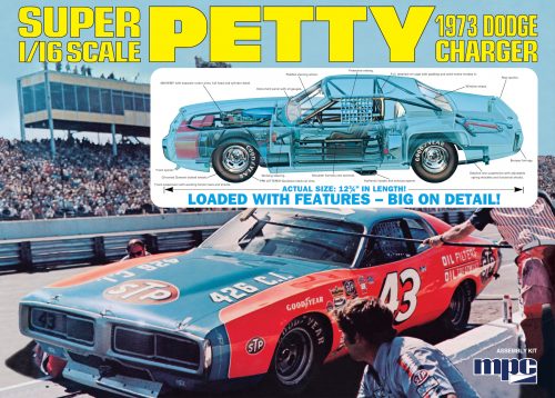 Dodge Charger 1973 Richard Petty 1/16 MPC938