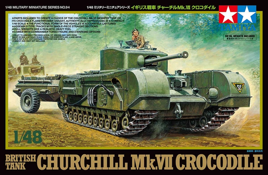 Tamiya British Tank Churchill Mk.VII Crocodile 1/48 (325934)