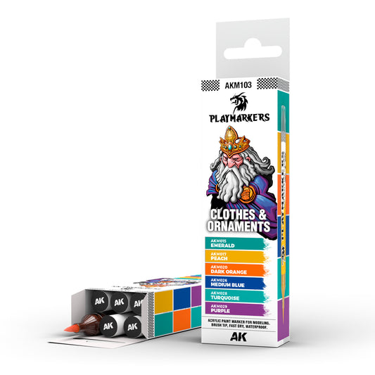 AK Playmarker Set Clothes and Ornaments (M103)