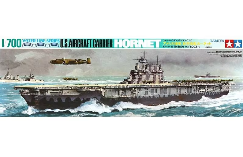 Tamiya Us Hornet Aircraft Carrier 1/700 (77510)