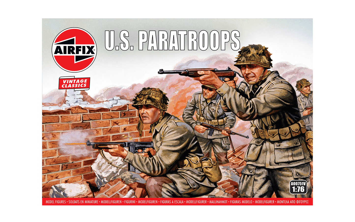 WWII US Paratroops 1/76 ARX00751V