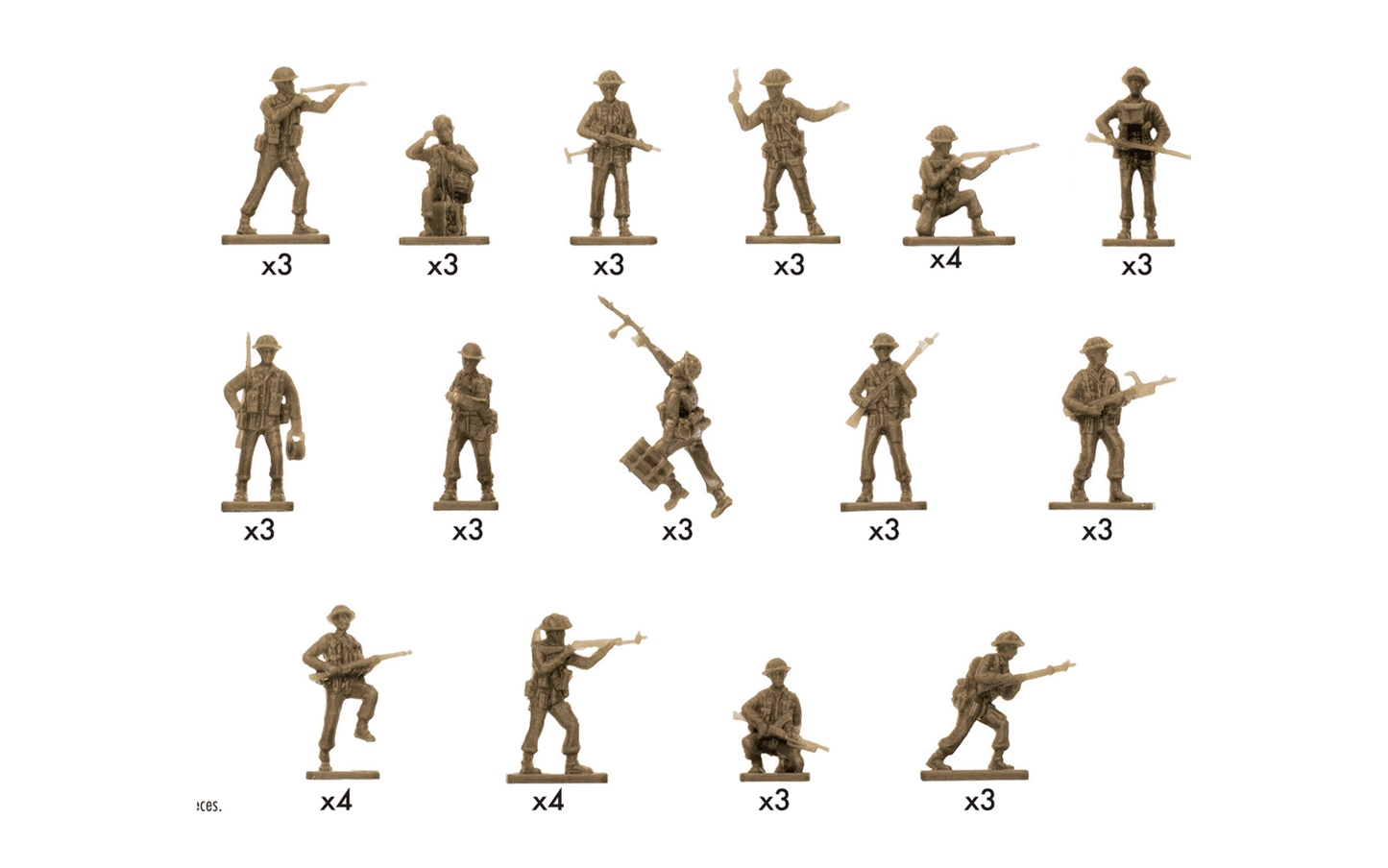 WWII British Infantry N. Europe 1/76 ARX00763V