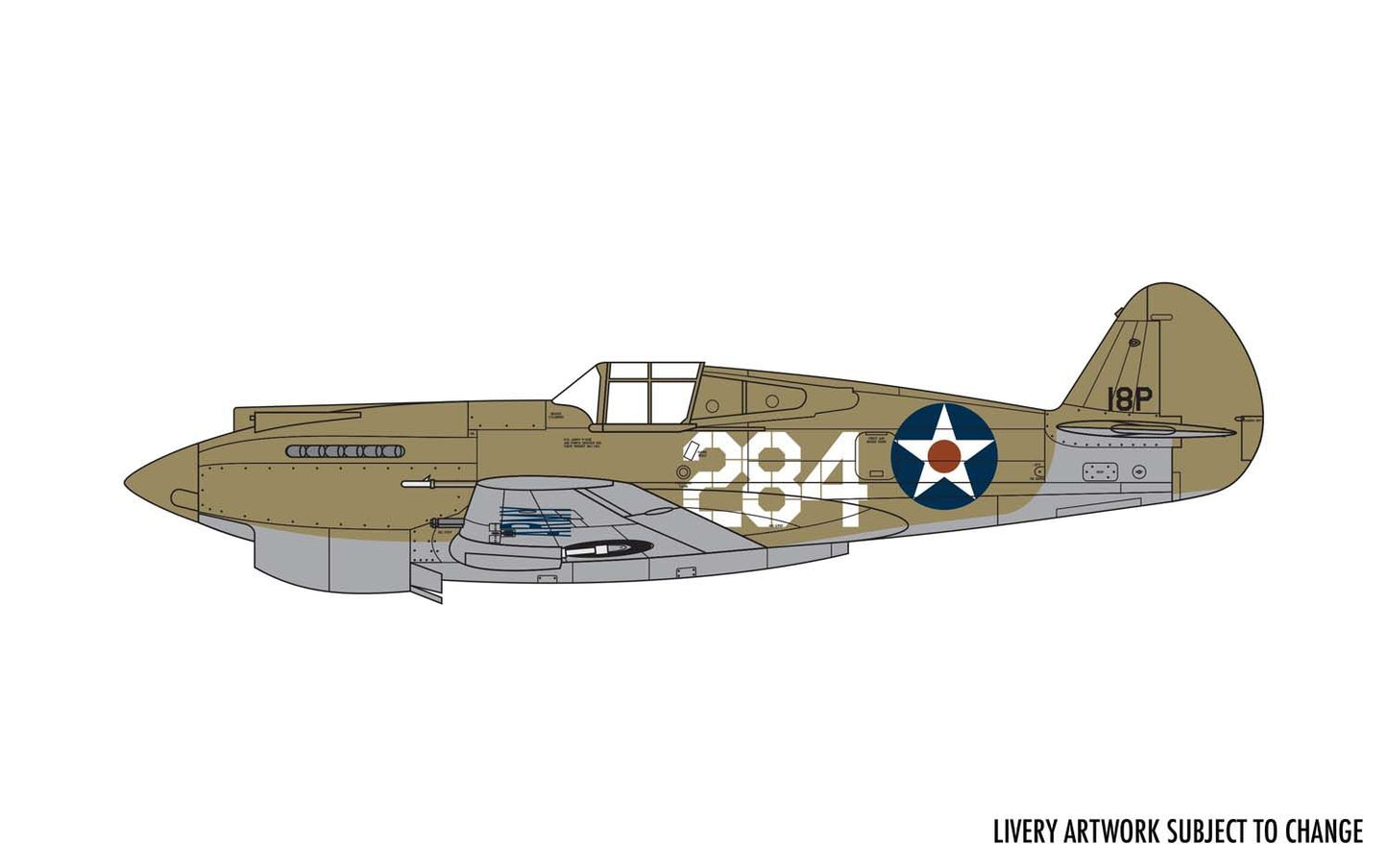 Curtiss P-40B Warhawk 1/72 ARX02003