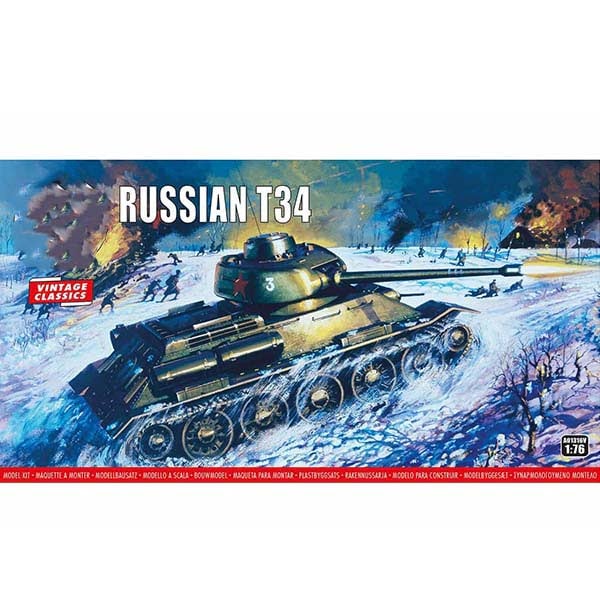 Airfix T34 Tank 1/72 ARX1316