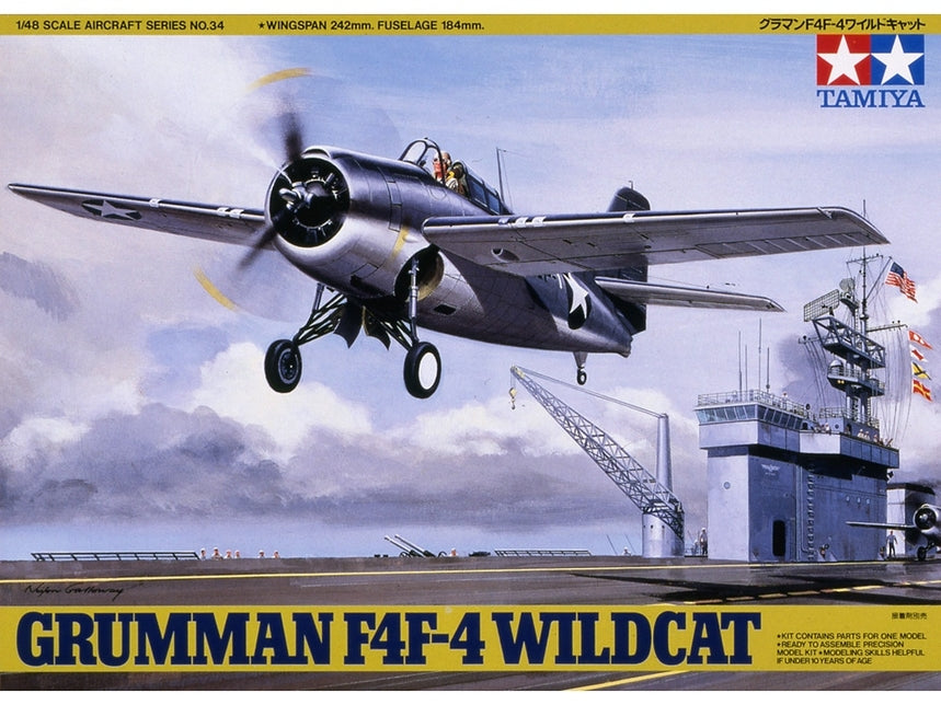 Tamiya Grumman F4F-4 Wildcat 1/48 (61034)