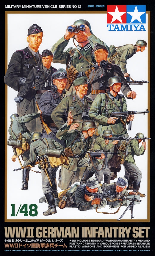 Tamiya WWII German Infantry Set 1/48 (32512)