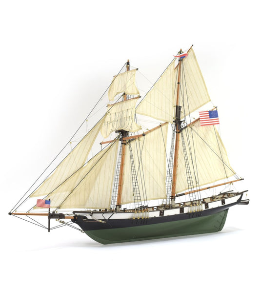 Doris Saint-Malo. Maquette de bateau de pêche en bois à l'échelle 1:20 (19010)