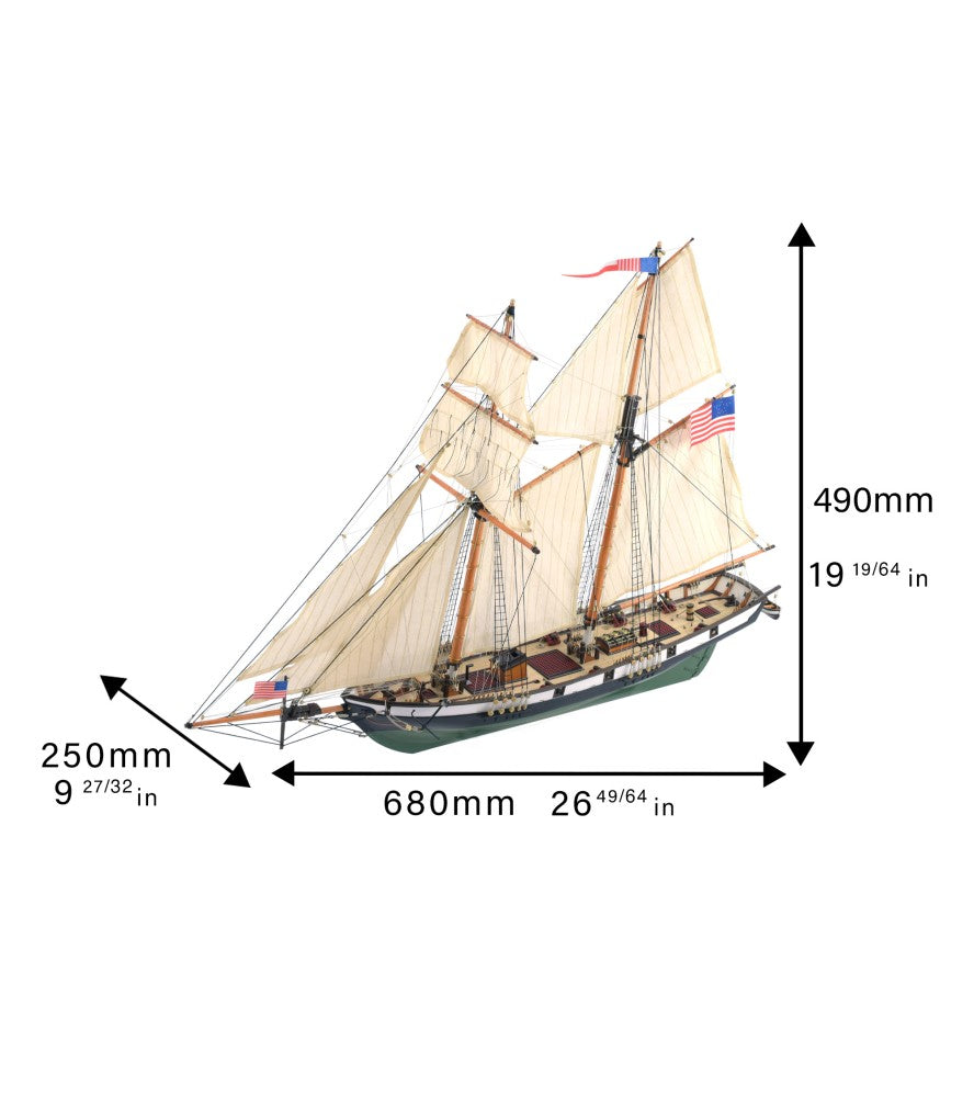 Doris Saint-Malo. Maquette de bateau de pêche en bois à l'échelle 1:20 (19010)