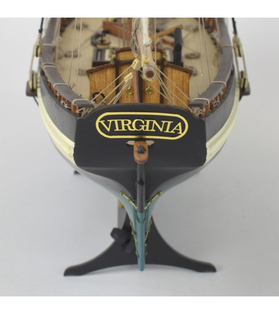 American Schooner Virginia. 1:41 Wooden Model Ship Kit (22115)