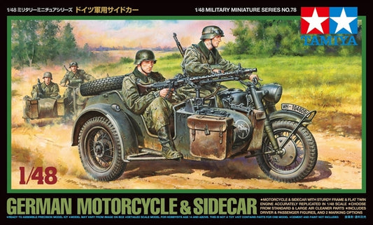 Tamiya German Motorcycle/Sidecar 1/48 (32578)