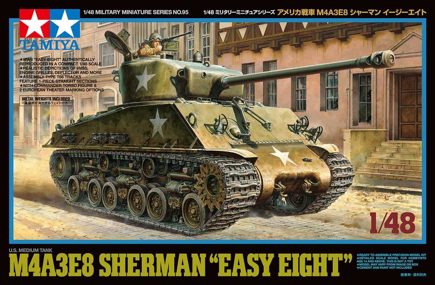 Tamiya Us Medium Tank M4A3E8 Sherman "Easy Eight" 1/48 (325935)