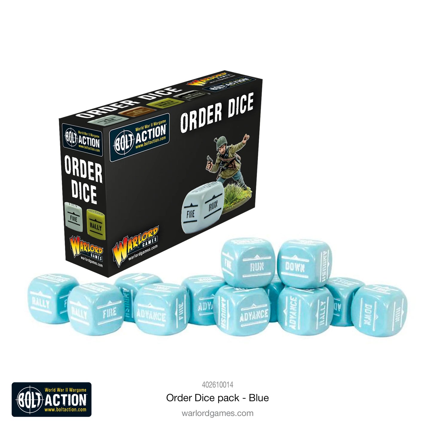 Bolt Action Order Dice Blue (402616014)