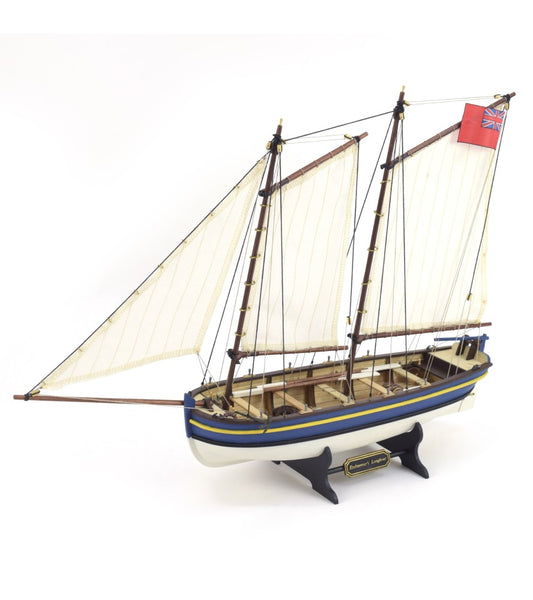 Doris Saint-Malo. Maquette de bateau de pêche en bois à l'échelle 1:20 (19010)