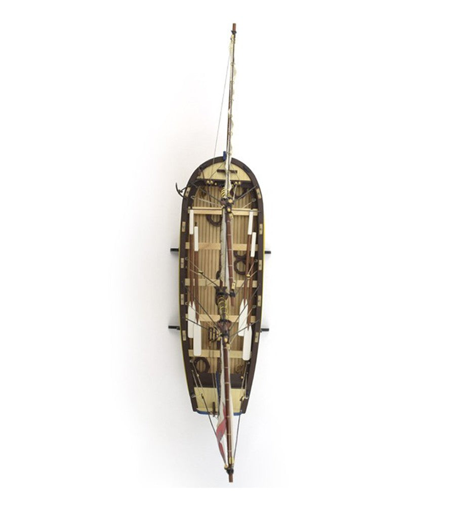 Doris Saint-Malo. Maquette de bateau de pêche en bois à l'échelle 1:20 (19010)