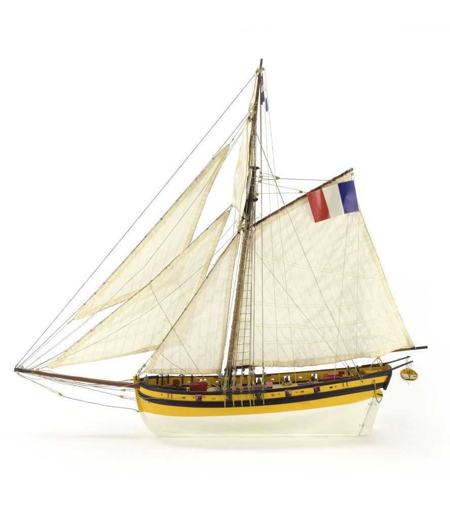 Cutter Le Renard Wooden Ship Model Kit (22401)