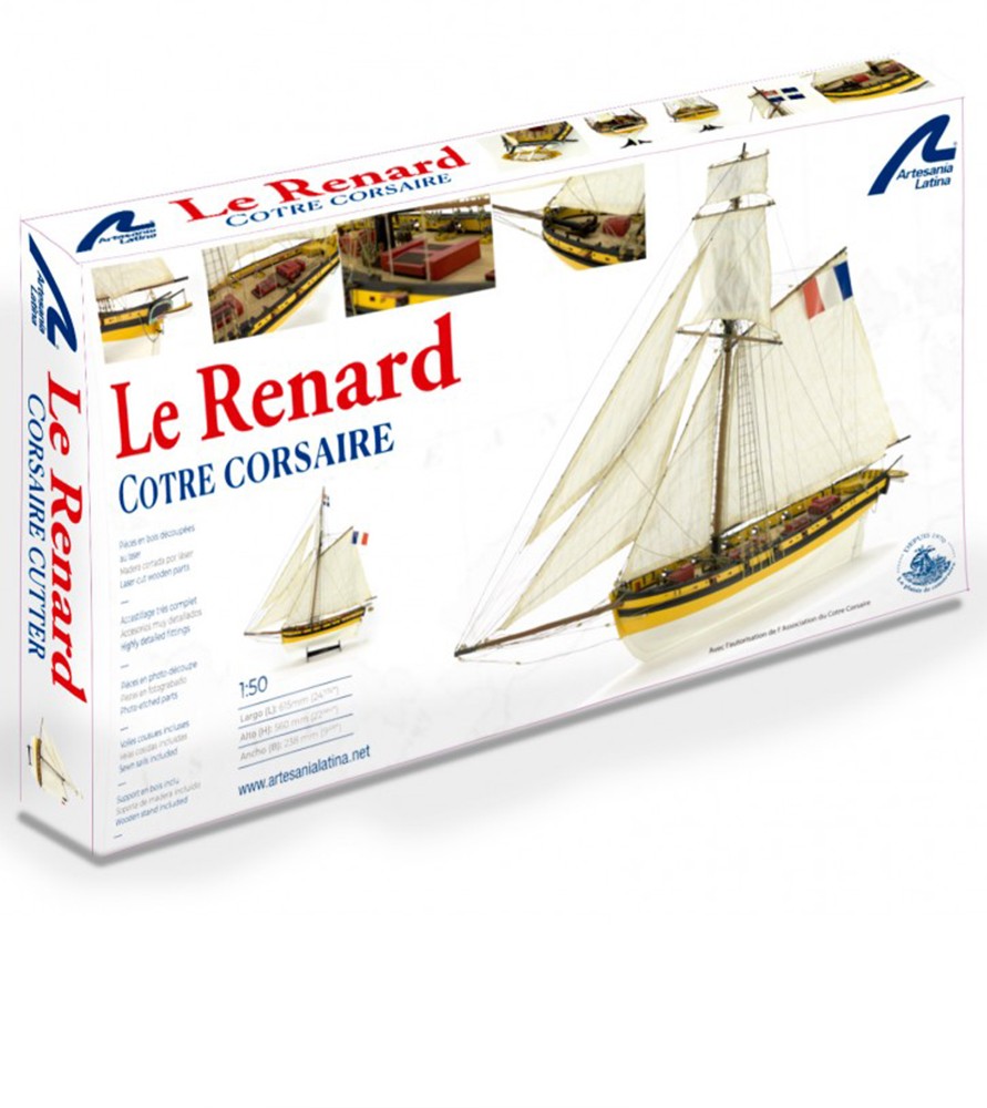 Cutter Le Renard Wooden Ship Model Kit (22401)
