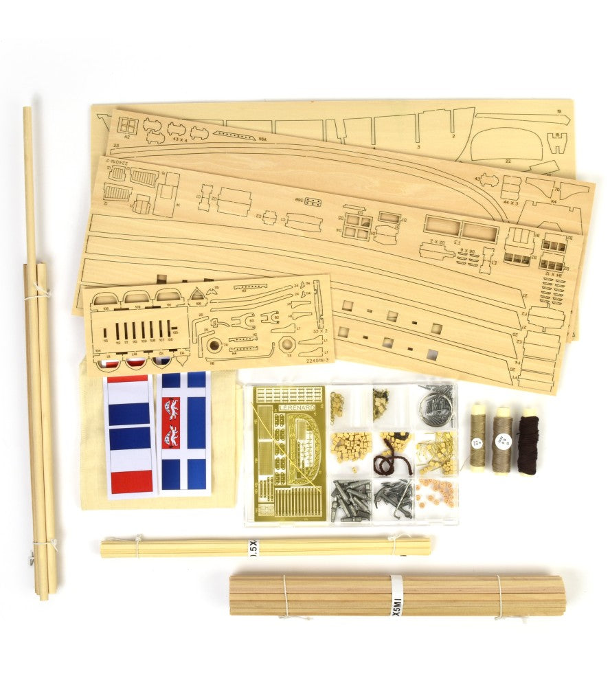 Cutter Le Renard Wooden Ship Model Kit (22401)