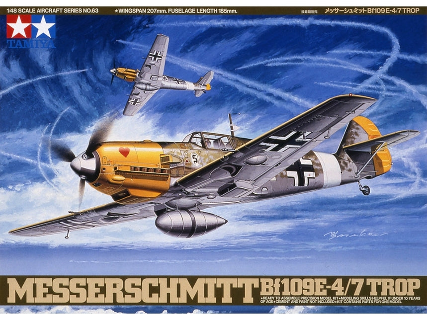 Tamiya Messerschmitt Bf109E-4/7 Trop 1/48 (61063)