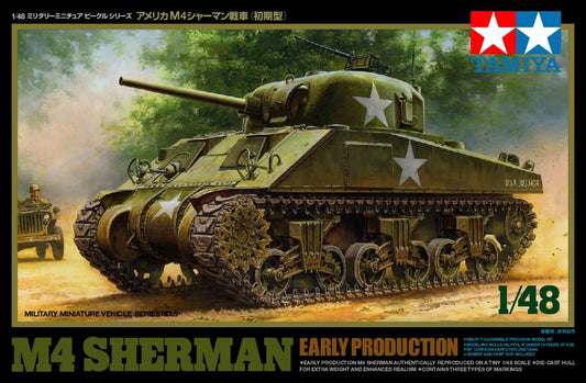 Tamiya U.S. Medium Tank M4 Sherman Early Production 1/48 (32505)