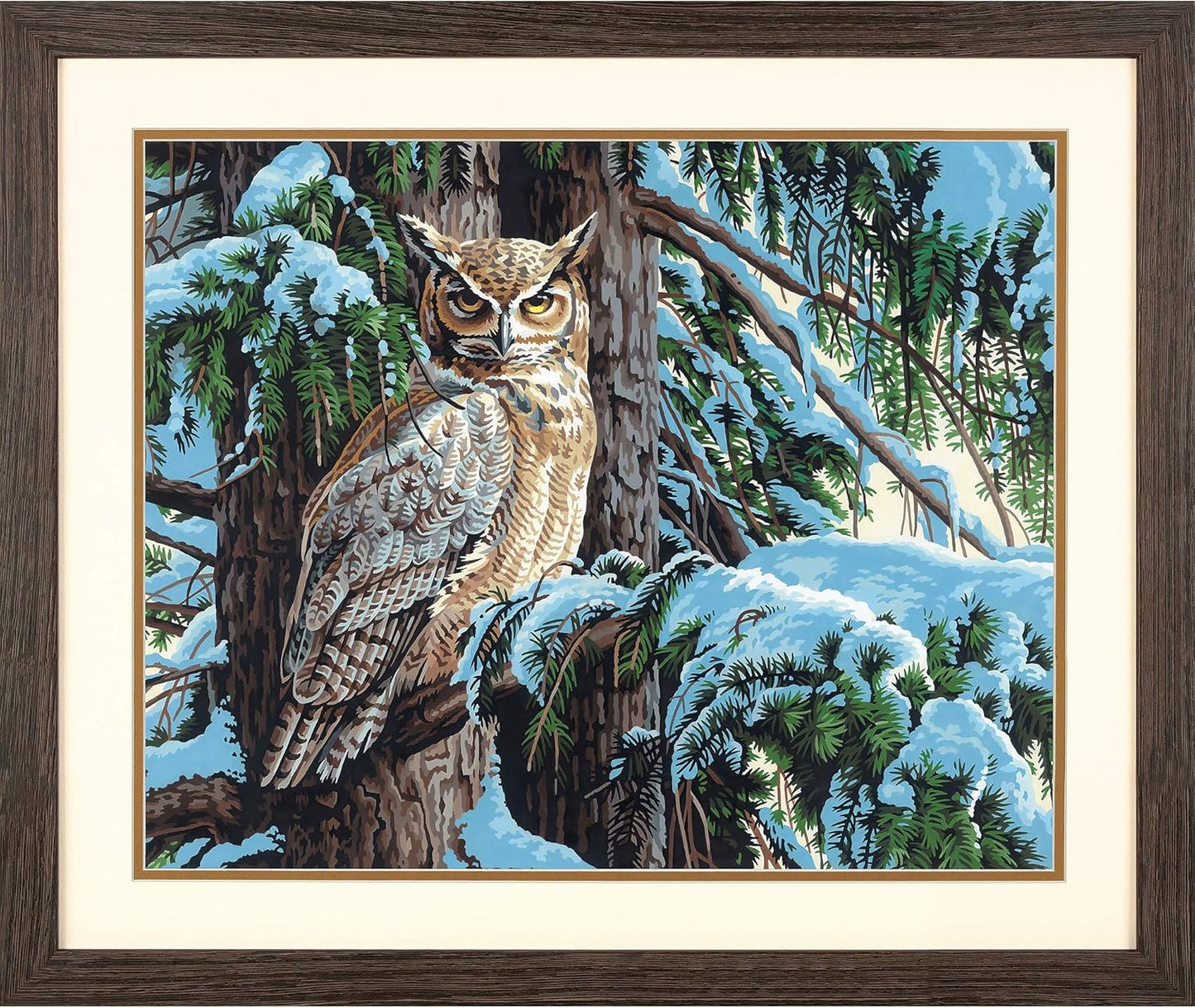 Paint By Number Great Horned Owl 20"x16" DIM91772